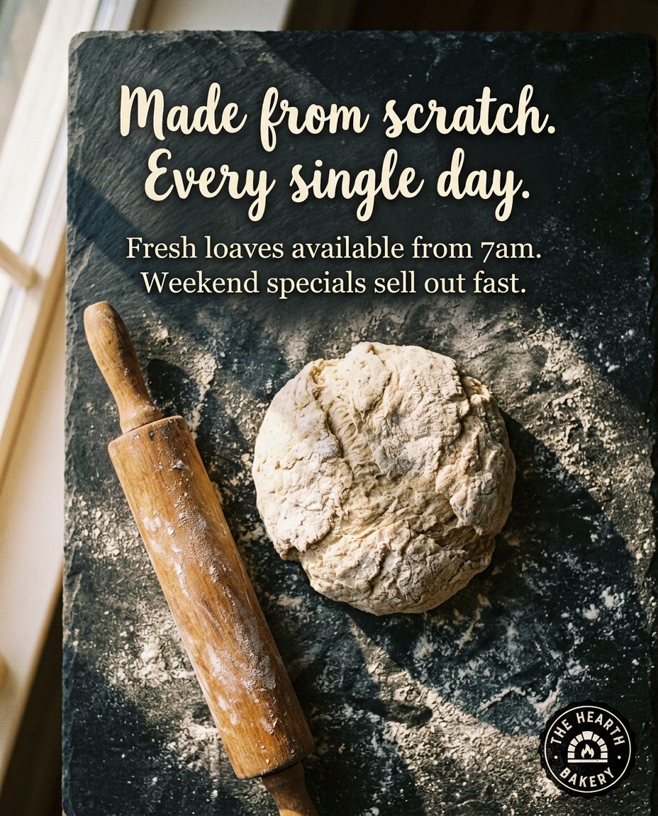 Bakery post created by PostaiLit AI