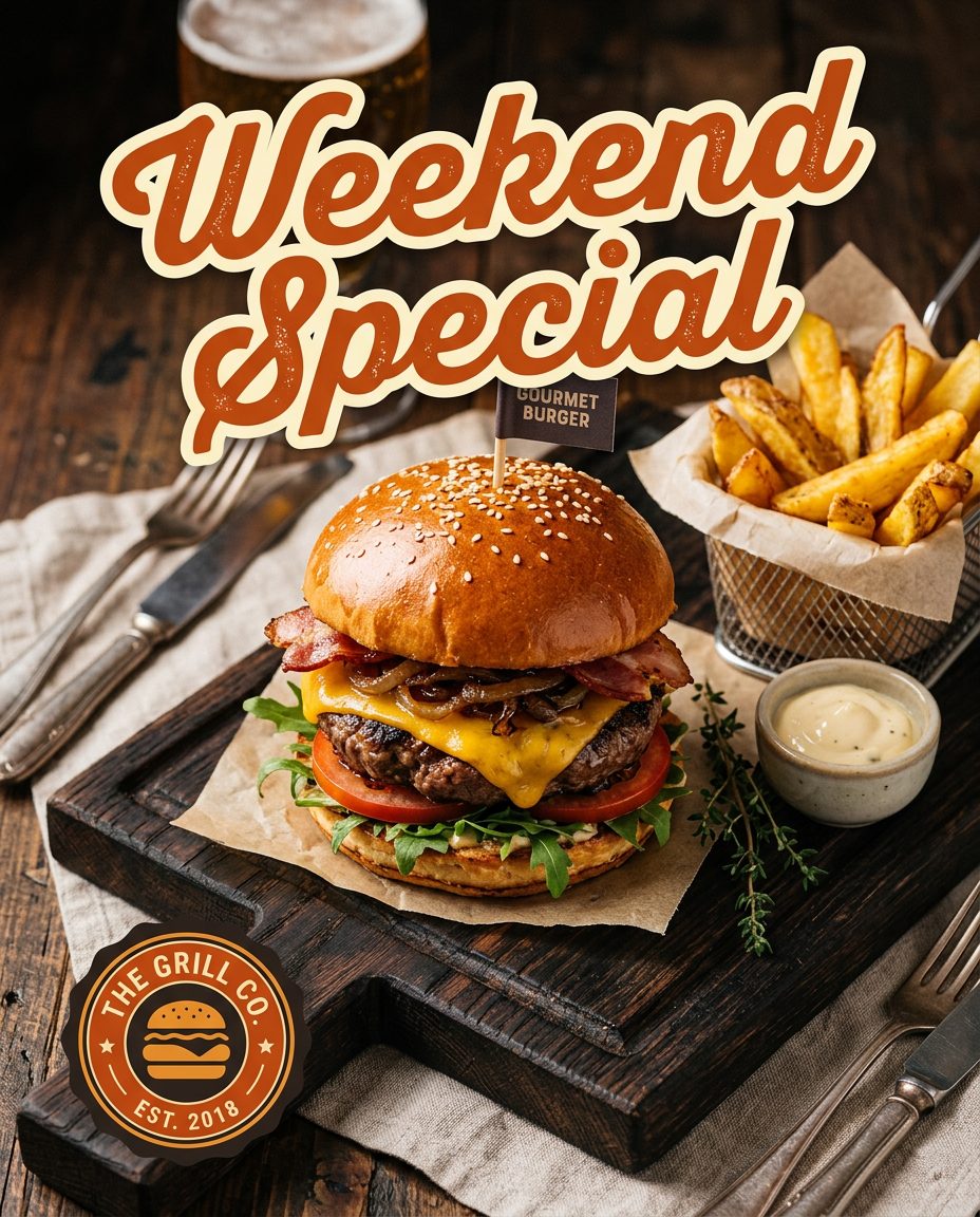 Restaurant post created by PostaiLit AI